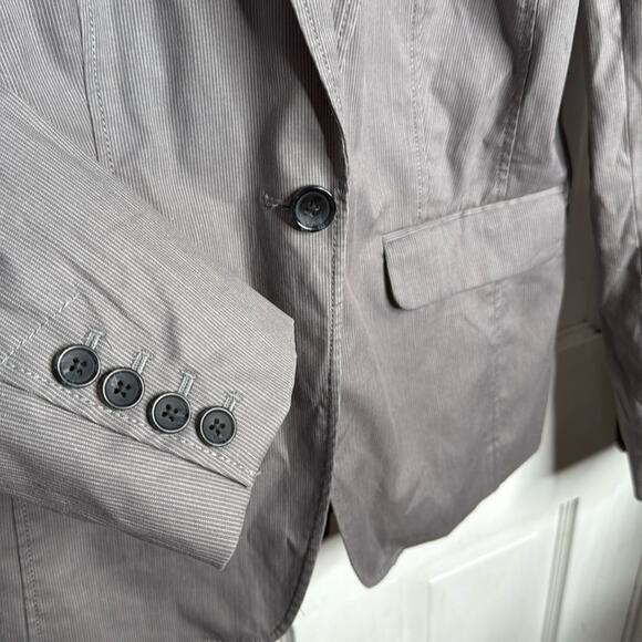 Banana Republic Women’s Gray Suit Jacket Blazer W1696 Sz 10 - Picture 3 of 6